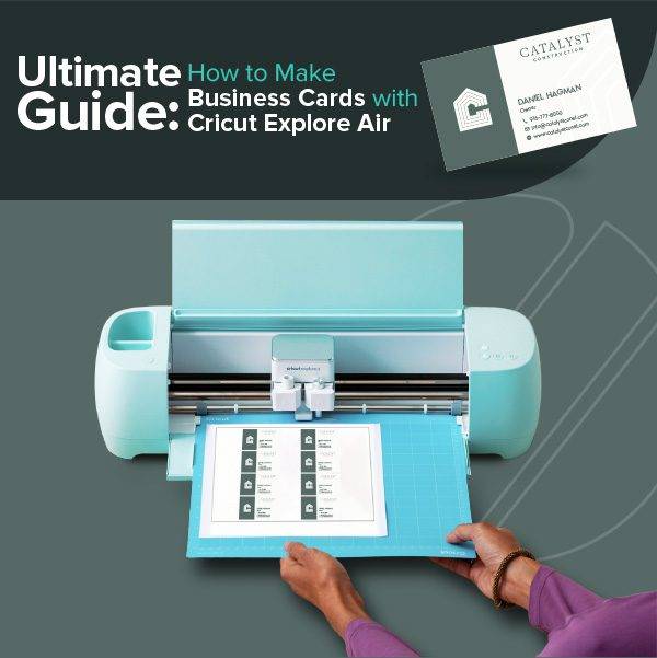 Make Business Cards with Cricut Explore Air