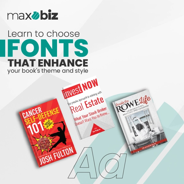 Learn what type of fonts are used on book covers