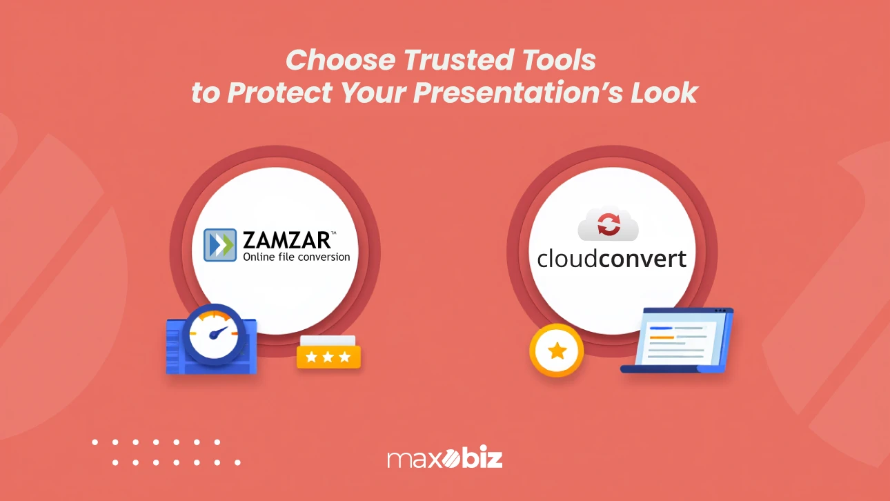 Convert PowerPoint PPTX to PPT with Maxobiz Services