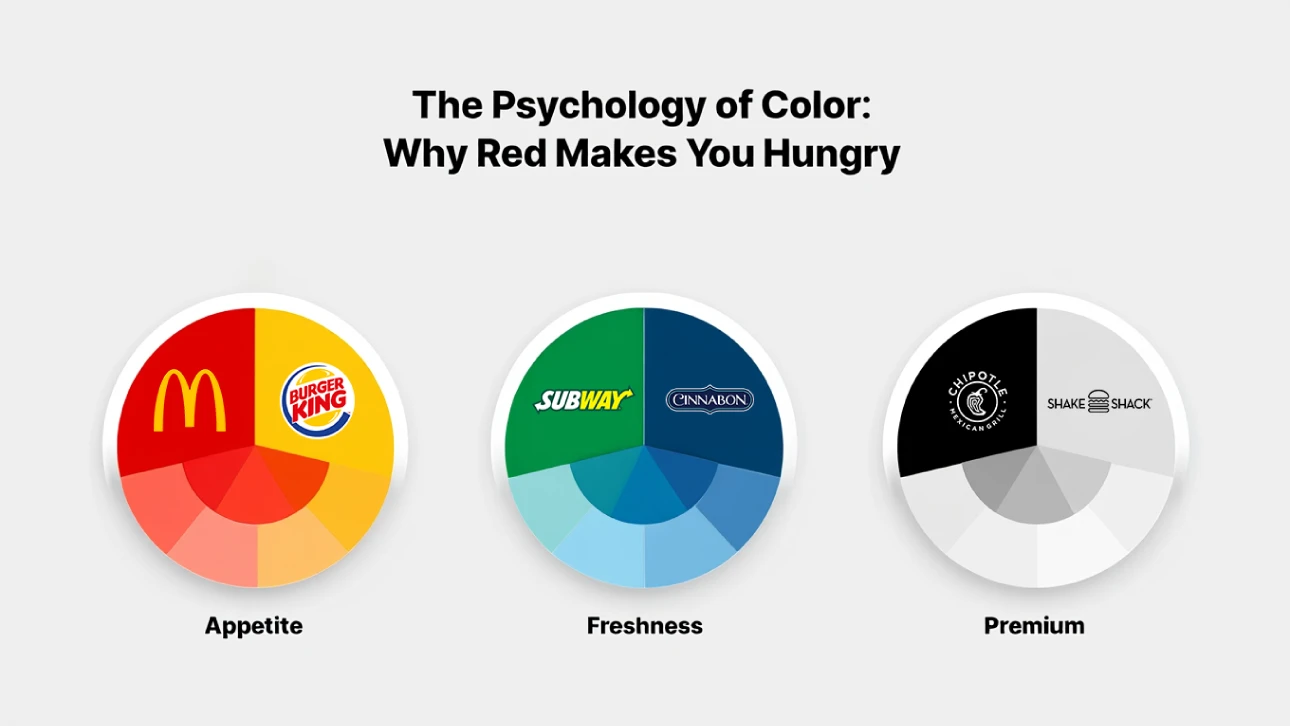 The psychology of color: Why Red makes you hungry