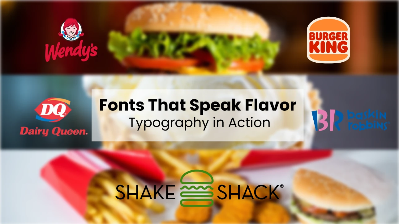 front that speak flavor typography in action