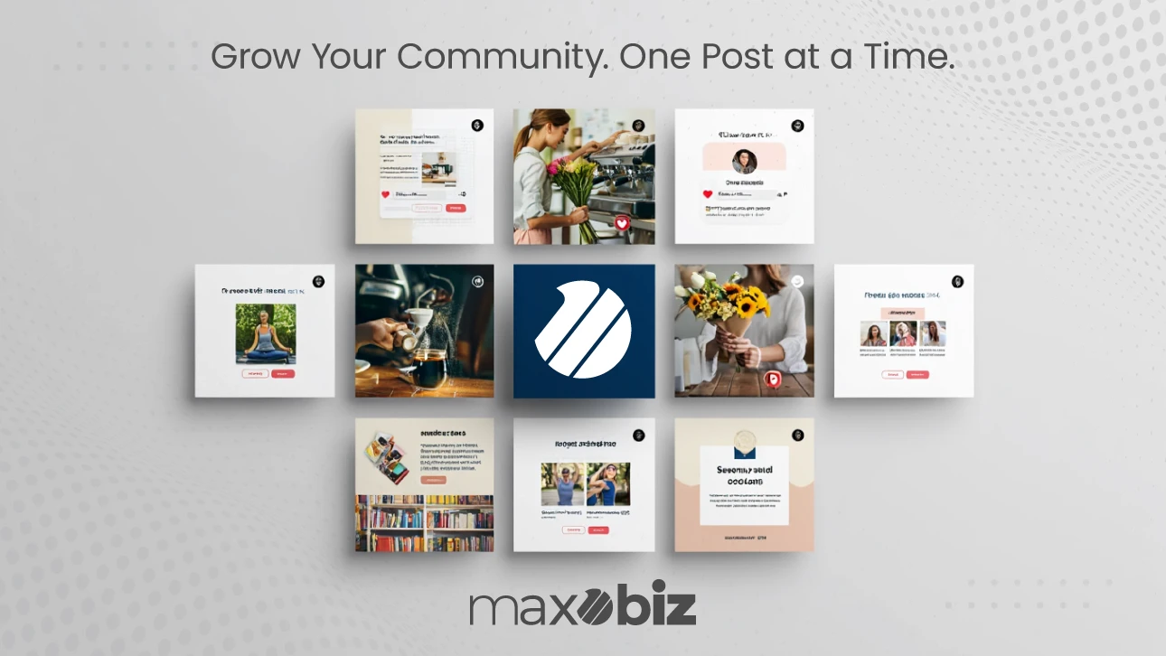 Maxobiz social media marketing services – grow your community one post at a time with engaging content and visuals.