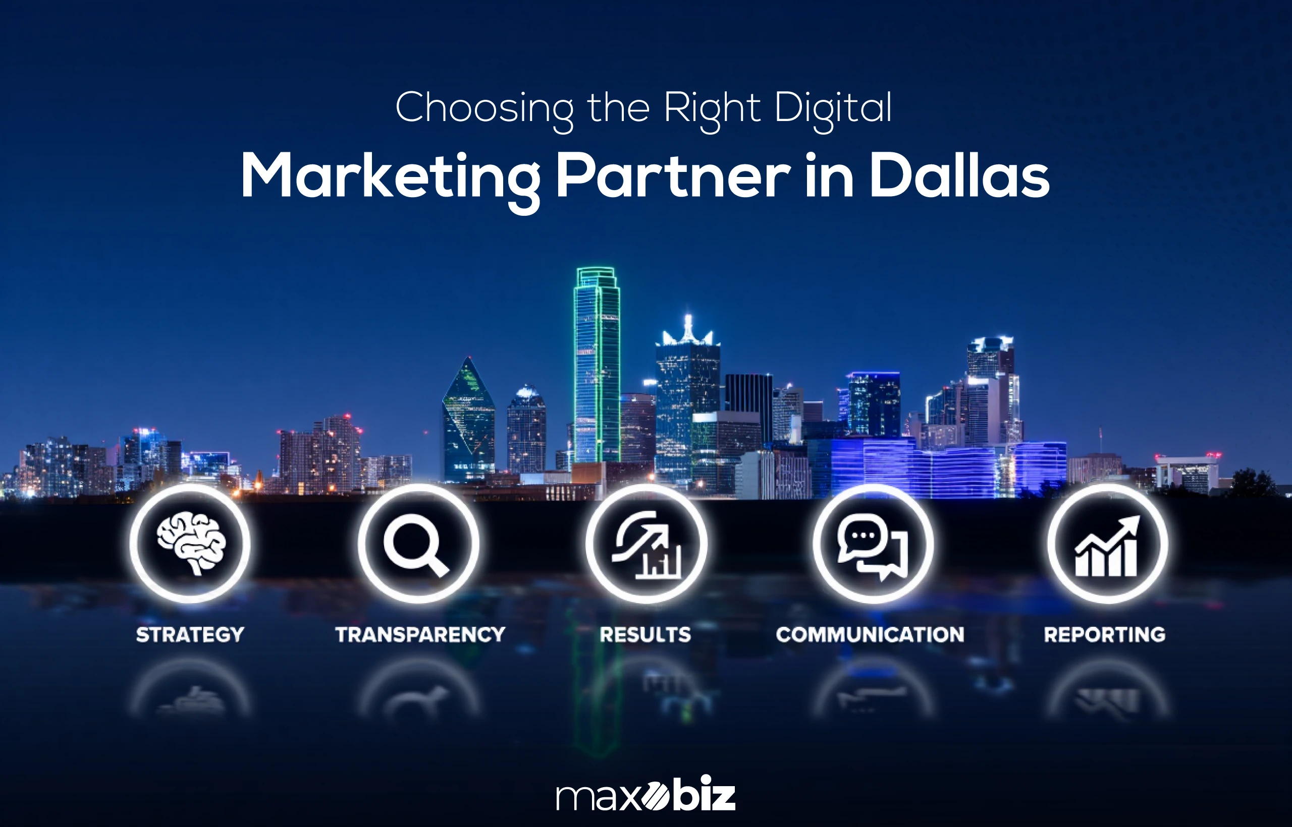 Not all agencies are equal – Maxobiz graphic highlighting what to look for when choosing a digital marketing company.